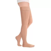 Чулки компрессионные SAVOY by Idealista SV-394 унисекс 1 класс компрессии с закрытым носком и гладкой резинкой цвет карамель