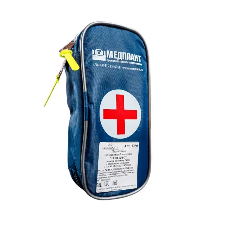 Ларингоскоп волоконно-оптический для экстренной медицины МЕДПЛАНТ ЛЭМ-02/ВО детский, 4 клинка, артикул 1260