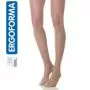 Гольфы компрессионные Ergoforma 321 женские 2 класс компрессии с закрытым носком полупрозрачные телесные 