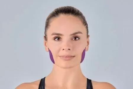 Кинезио тейп для лица Face Tape BBalance 5см*5м, хлопок, бежевый