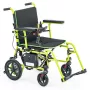 Кресло-коляска с электроприводом MET Compact 15, артикул 20005, суперлегкая, складная, с пультом ДУ для сопровождающих лиц