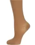 Чулки компрессионные Интекс Fleur женские 1 класс компрессии с закрытым носком и кружевной резинкой полупрозрачные бежевые