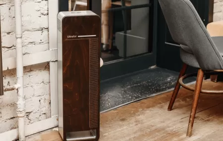 Облучатель-рециркулятор бактерицидный бытовой Ultrafor, 2 лампы по 30 Вт, с счетчиком наработки ламп, темное дерево