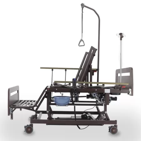 Кровать электрическая MED-MOS DB-11А ЛДСП венге с регулировкой высоты, туалетом и функцией переворота