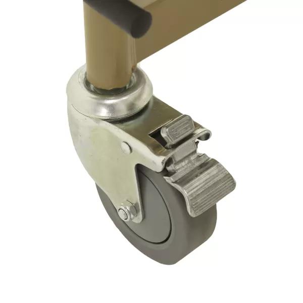 Кровать электрическая MED-MOS YG-1 ЛДСП коричневый с деревянными ламелями и регулировкой высоты