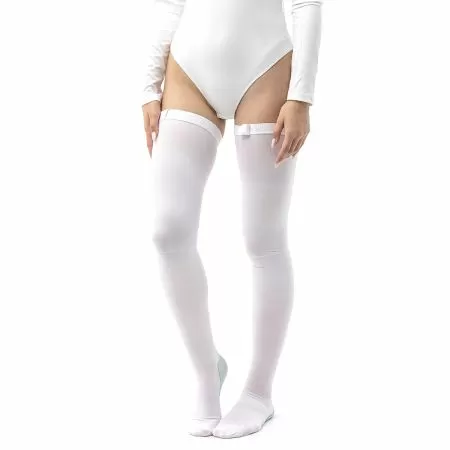 Чулки компрессионные Ergoforma 227 / 213 унисекс 2 класс компрессии с закрытым носком антиэмболические для операции белые 