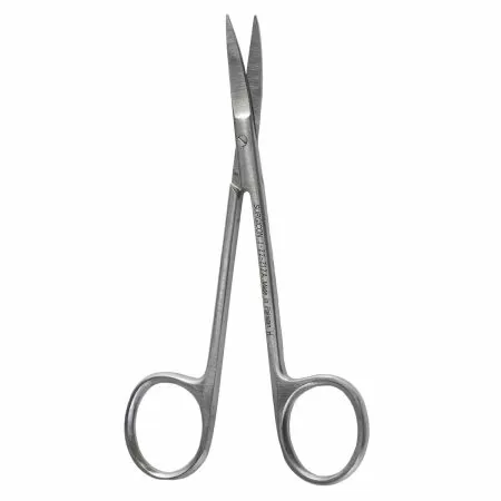 Ножницы глазные вертикально-изогнутые остроконечные 115мм  J-22-212A