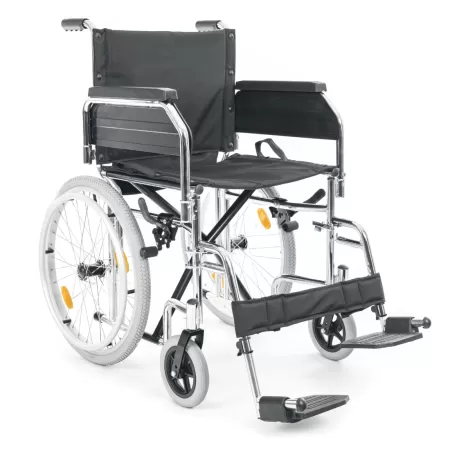 Кресло-коляска МЕТ TRANSIT 150 для узких проходов, ширина сиденья 43 см, колеса пневматические