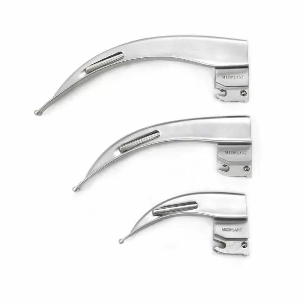 Ларингоскоп волоконно-оптический для экстренной медицины МЕДПЛАНТ ЛЭМ-02/ВО взрослый, 3 клинка, артикул 733