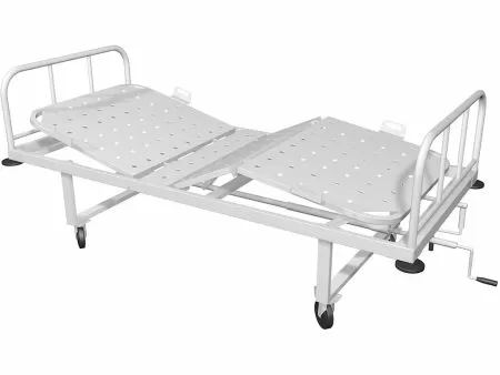 Кровать функциональная механическая со штангой и боковыми ограждениями Промет КМ-04