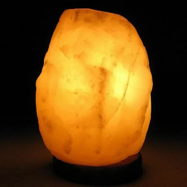 Солевая лампа Wonder Life Скала-Эко 2 кг на деревянной подставке