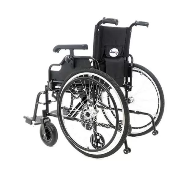 Кресло-коляска механическая Barry A8 Т, ширина сиденья 46см, пневматические колеса