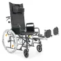 Кресло-коляска МЕТ PARTNER с регулировкой угла наклона спинки и подножек, ширина сиденья 45 см, колеса пневматические