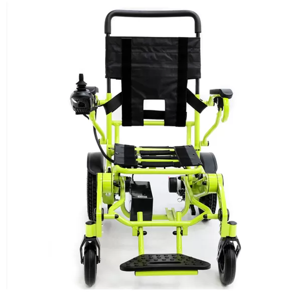 Кресло-коляска с электроприводом MET Compact 35 складная, с алюминиевой рамой