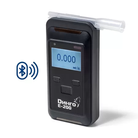 Алкотестер профессиональный Динго E-200 (В) с Bluetooth