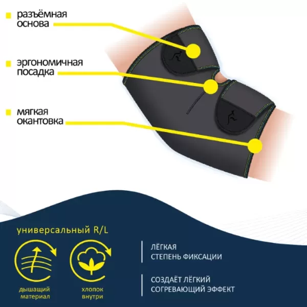 Бандаж на локтевой сустав Talus ЛС-716 разъемный, размер универсальный