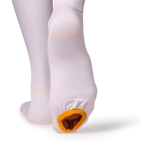 Чулки компрессионные B.Well CARE JW-224 унисекс 2 класс компрессии с закрытым носком антиэмболические для операции белые 