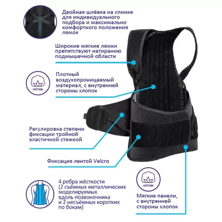 Корсет ортопедический грудопоясничный Крейт Б-504