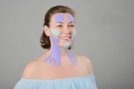 Кинезио тейп для лица BBalance Super Soft 5см*5м хлопок 