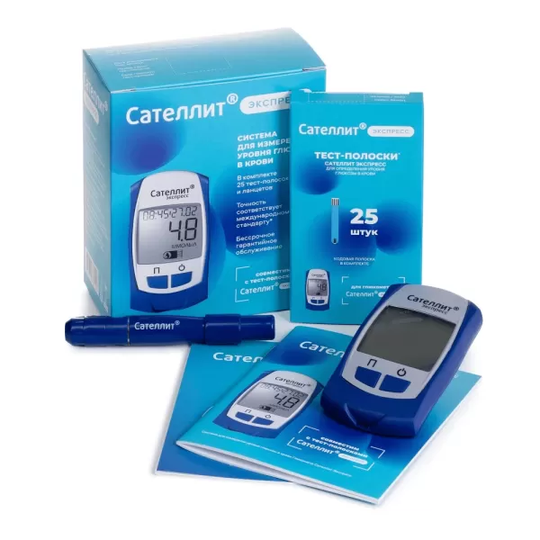 Глюкометр САТЕЛЛИТ ЭКСПРЕСС ПКГ-03