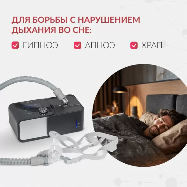 Аппарат дыхательной терапии апноэ СИПАП Yuwell YH-580