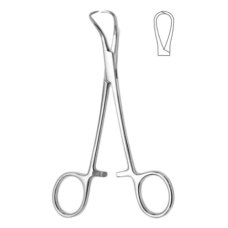 Зажим с кремальерой для операционного белья 150 мм Hilbro 14.0739.15