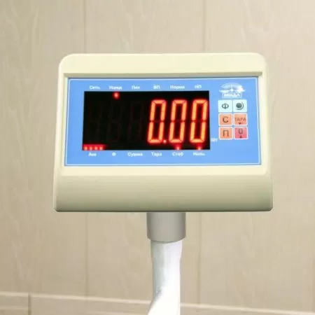 Весы МП "Здоровье" 300 ВДА-(50/100;Р) (80х80) 07 (15) К для взвешивания стоя и в инвалидном кресле, без ростомера и стульчика