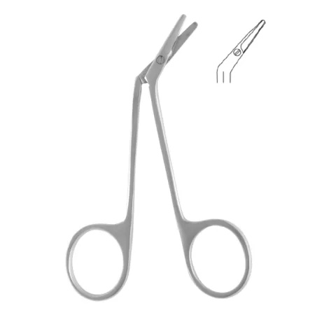 Ножницы глазные для мышц горизонтально-изогнутые 106 мм Hilbro 10.0173.10