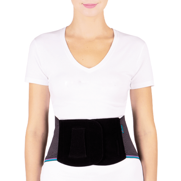 Корсет ортопедический для женщин Тривес Evolution Т-1582, высота 25см, 4 ребра жесткости, черный 