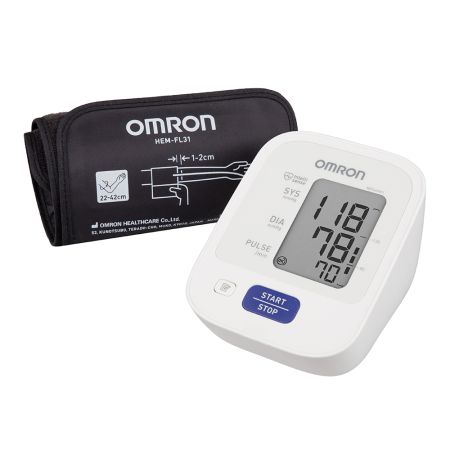 Тонометр автоматический на плечо OMRON M2 Comfort с манжетой 22-42 см и адаптером (HEM-7123-ALRU)