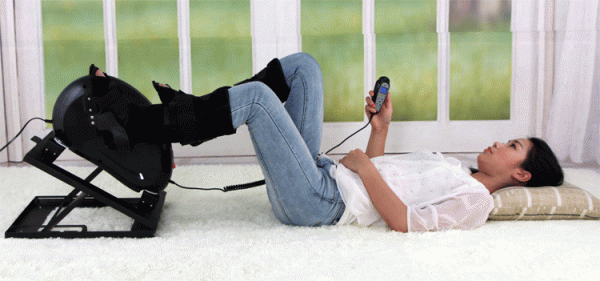 Простой педальный тренажер Mini Bike с электроприводом с подъемным основанием LY-901-FMB