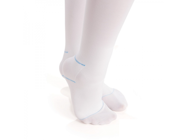 Чулки компрессионные Ergoforma 217 унисекс 1 класс компрессии антиэмболические для операции белые 