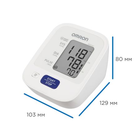 Тонометр автоматический на плечо OMRON M2 Comfort с манжетой 22-42 см и адаптером (HEM-7123-ALRU)