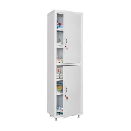 Шкаф медицинский Hilfe МД 1 1657/SS дверцы металл