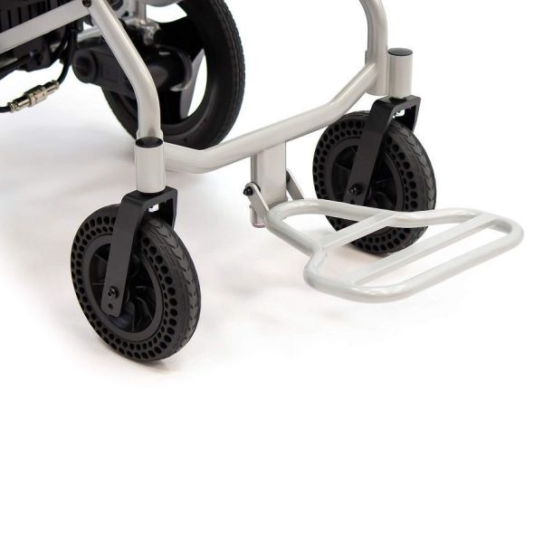 Кресло-коляска с электроприводом MET CHITO с алюминиевой рамой, ширина сиденья 43 см