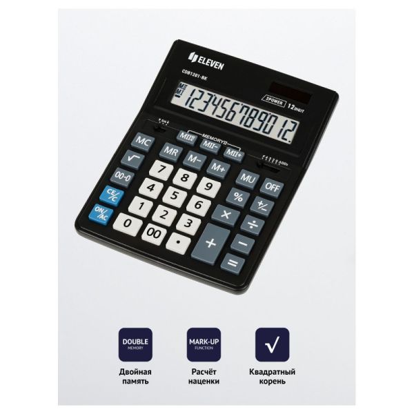 Калькулятор настольный Eleven Business Line CDB1201-BK